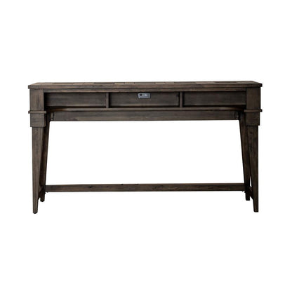 Arrowcreek Console Bar Table in Weathered Stone