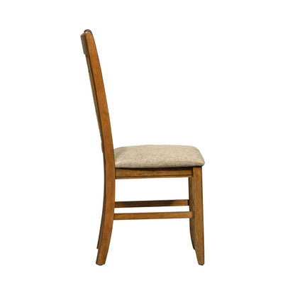 Santa Rosa Lattice Back Side Chair-Set of 2 in Antique Honey