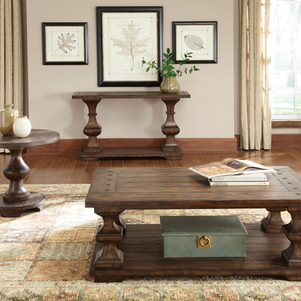 Sedona End Table in Kona Brown