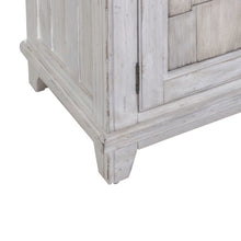 River Place Bedroom Armoire Cottage Shingle Accents - Riverstone White & Tobacco