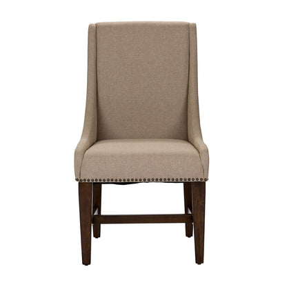 Armand Upholstered Side Chair (RTA)-Set of 2 in Antique Brownstone