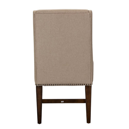 Armand Upholstered Side Chair (RTA)-Set of 2 in Antique Brownstone
