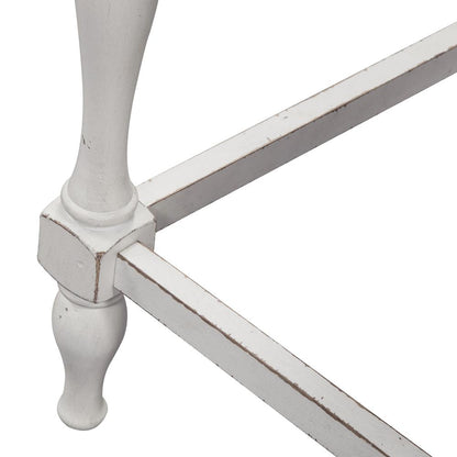 Magnolia Manor Spindle Back Counter Chair (RTA)-Set of 2 in Antique White