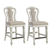 Magnolia Manor Counter Height Chair (RTA)-Set of 2 in Antique White