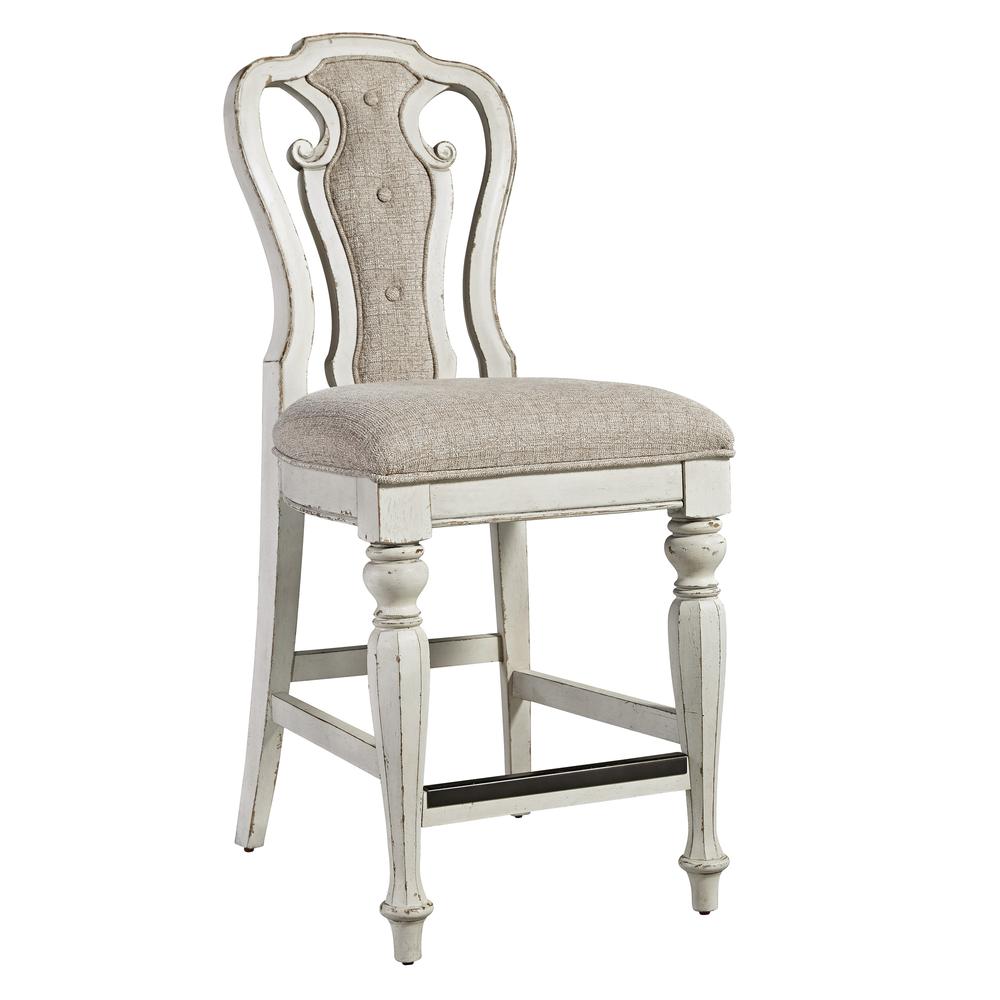 Magnolia Manor Counter Height Chair (RTA)-Set of 2 in Antique White
