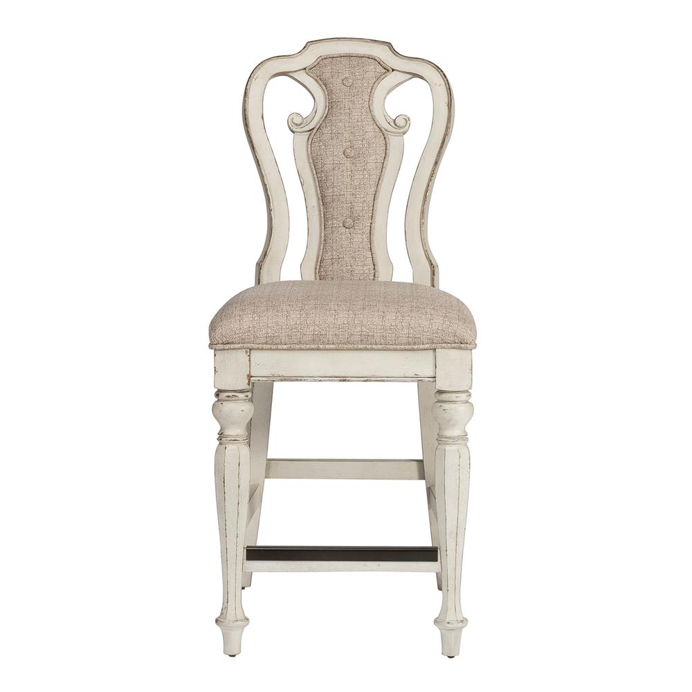 Magnolia Manor Counter Height Chair (RTA)-Set of 2 in Antique White