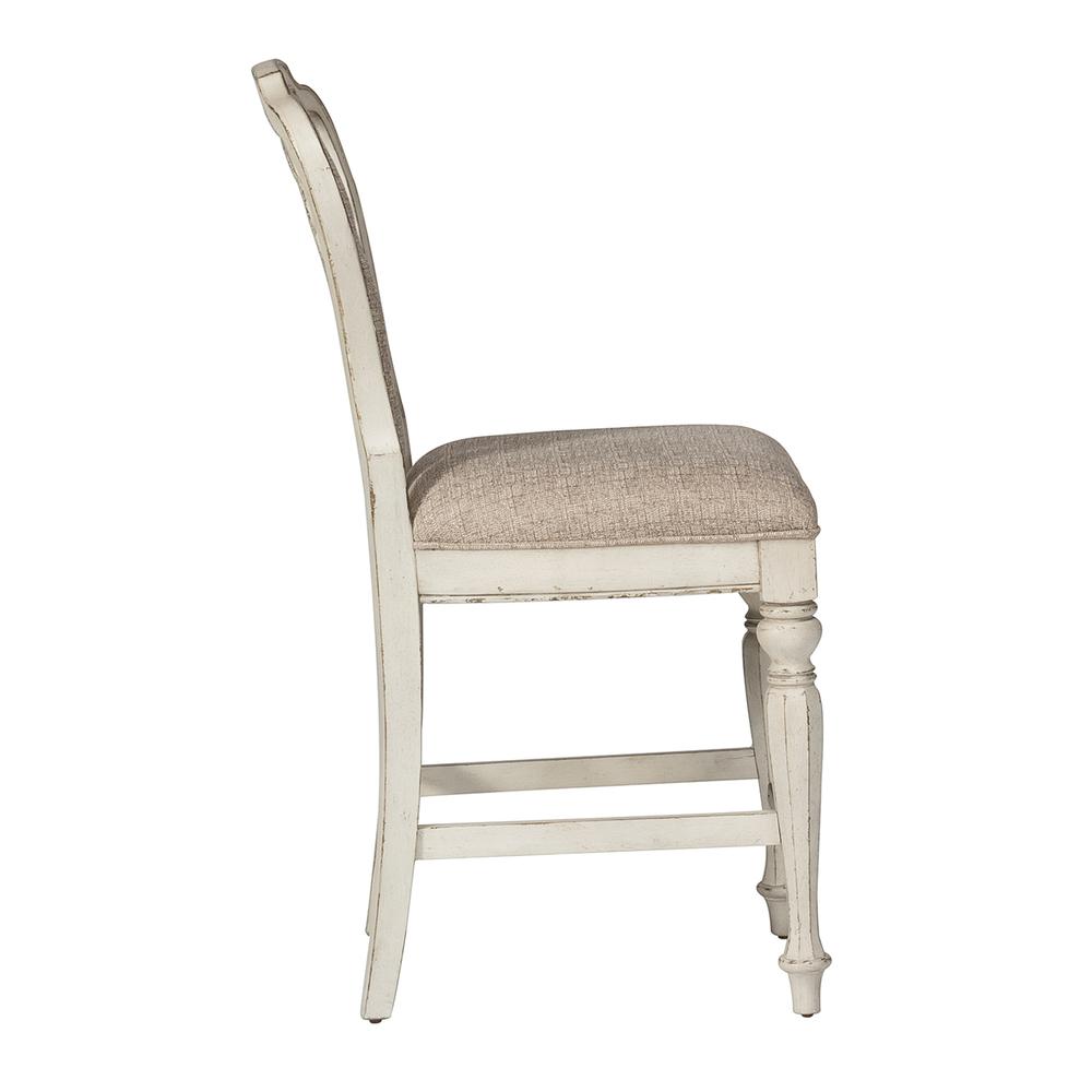 Magnolia Manor Counter Height Chair (RTA)-Set of 2 in Antique White