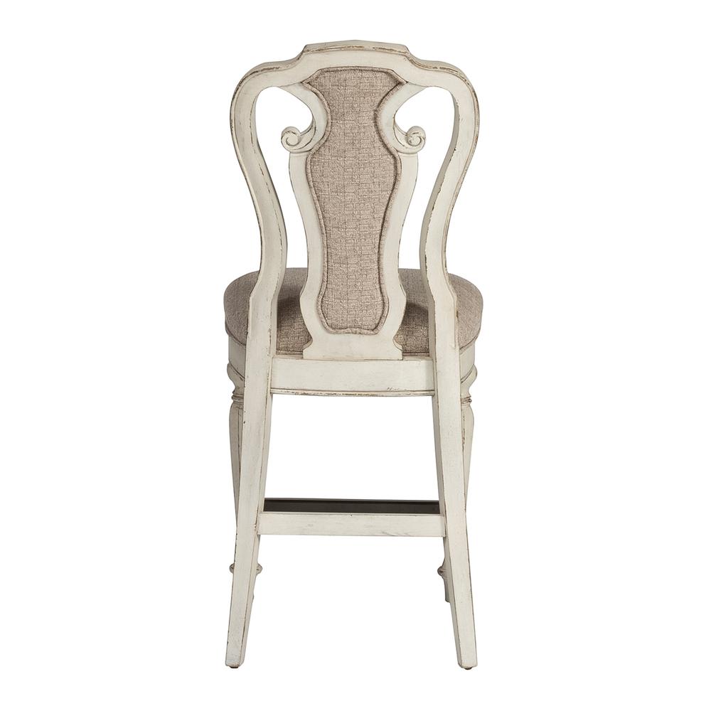 Magnolia Manor Counter Height Chair (RTA)-Set of 2 in Antique White