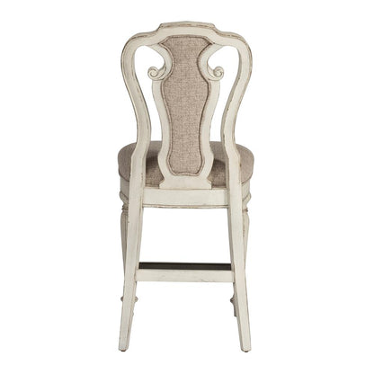 Magnolia Manor Counter Height Chair (RTA)-Set of 2 in Antique White