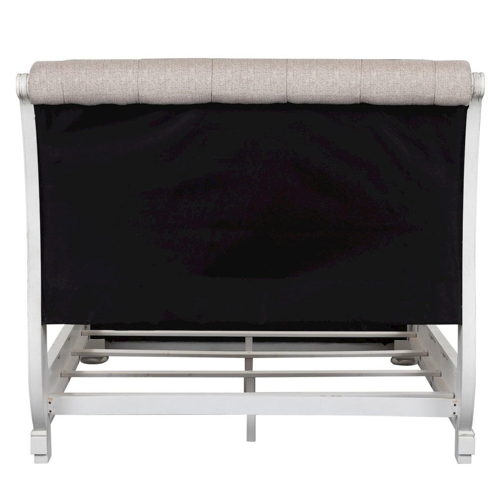 Magnolia Manor Queen Upholstered Sleigh Bed Headboard - Antique White