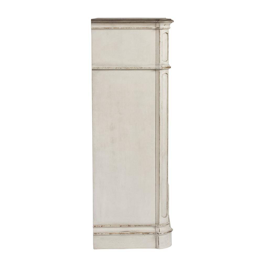 Magnolia Manor 5 Drawer Chest in Antique White