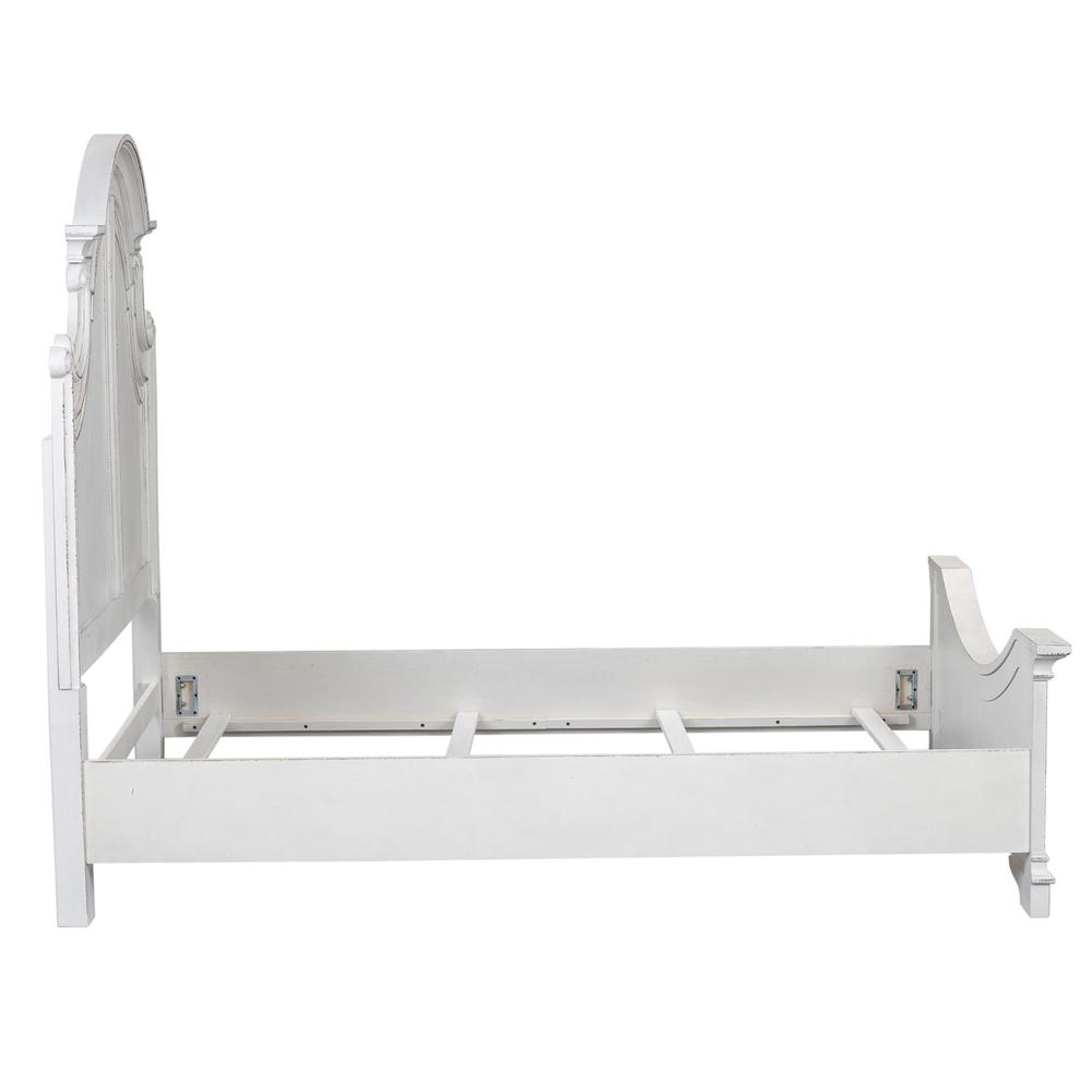 Magnolia Manor California King Panel Bed in Antique White