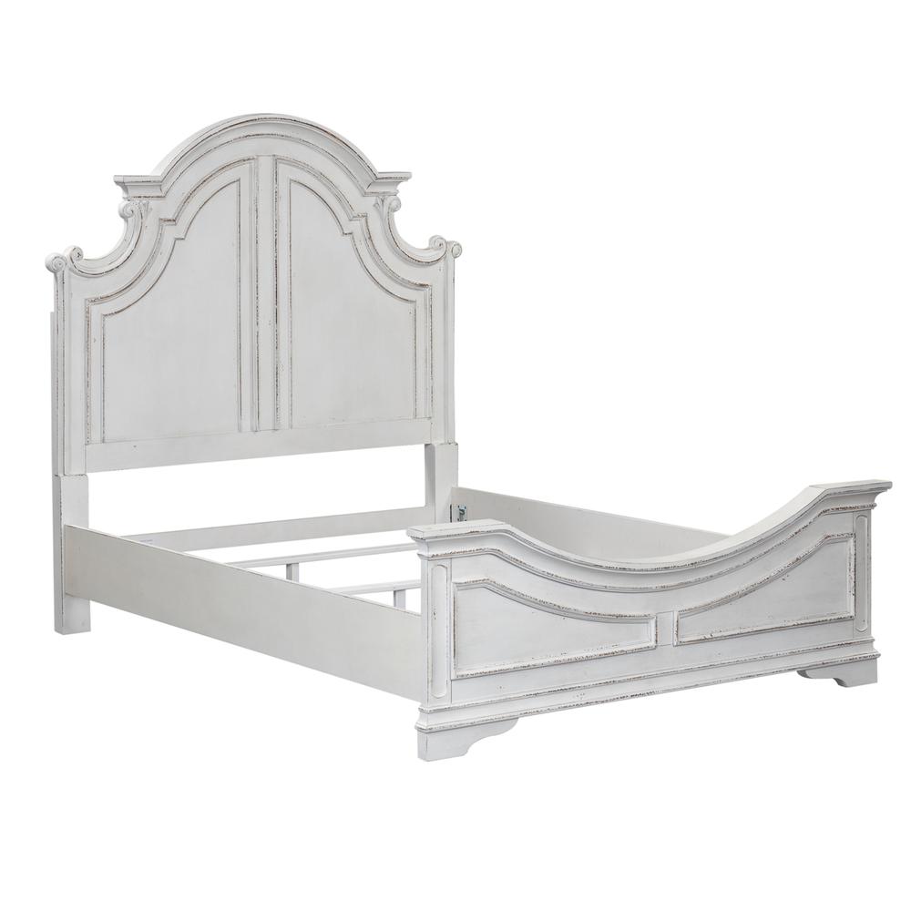 Magnolia Manor Queen Panel Bed in Antique White