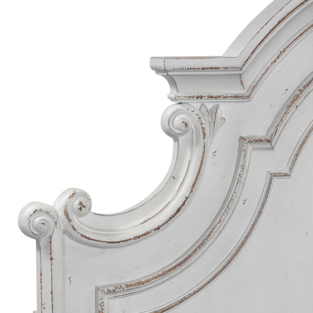 Magnolia Manor Queen Panel Bed in Antique White