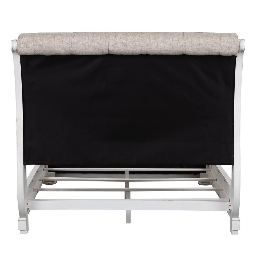 Magnolia Manor Queen Upholstered Sleigh Bed in Antique White