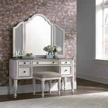 Magnolia Manor 3 Piece Vanity Set in Antique White