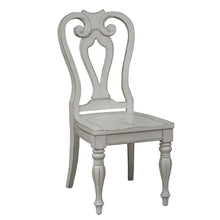 Magnolia Manor Splat Back Side Chair (RTA)-Set of 2 in Antique White