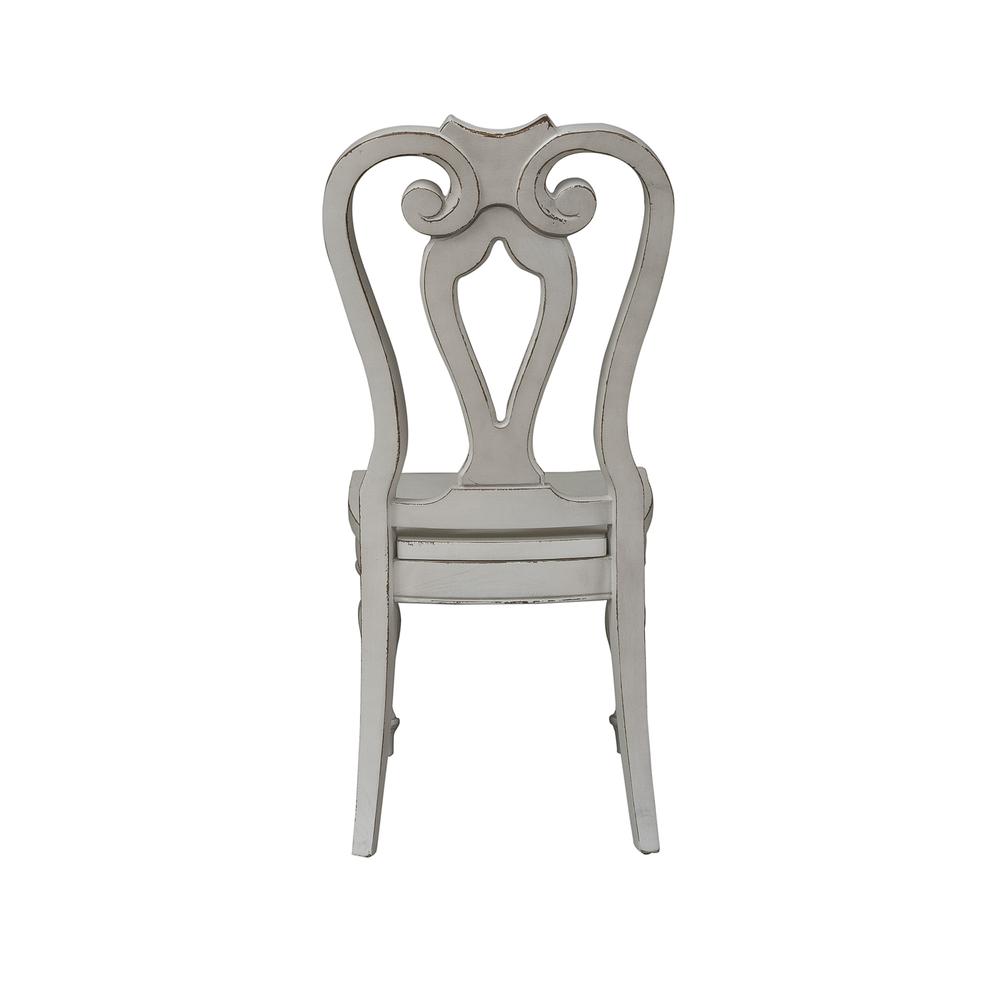 Magnolia Manor Splat Back Side Chair (RTA)-Set of 2 in Antique White