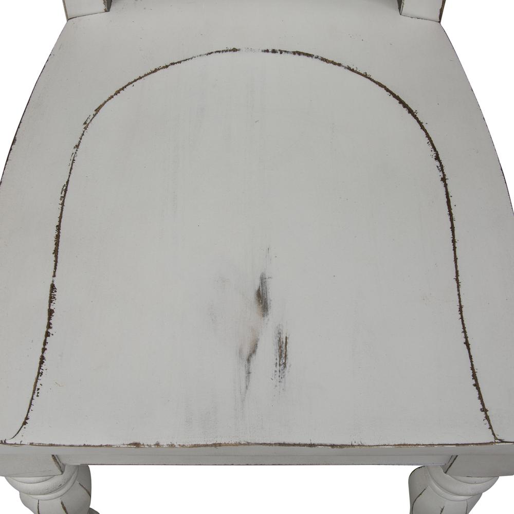 Magnolia Manor Splat Back Side Chair (RTA)-Set of 2 in Antique White