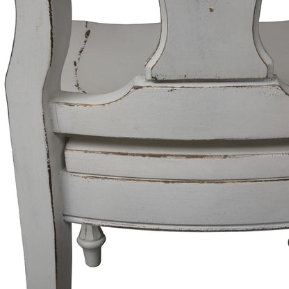Magnolia Manor Splat Back Side Chair (RTA)-Set of 2 in Antique White