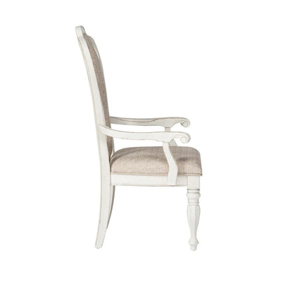 Splat Back Upholstered Arm Chair (RTA)-Set of 2