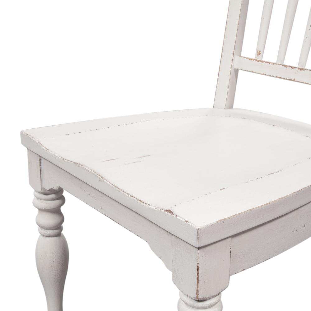 Magnolia Manor Spindle Back Side Chair (RTA)-Set of 2 in Antique White