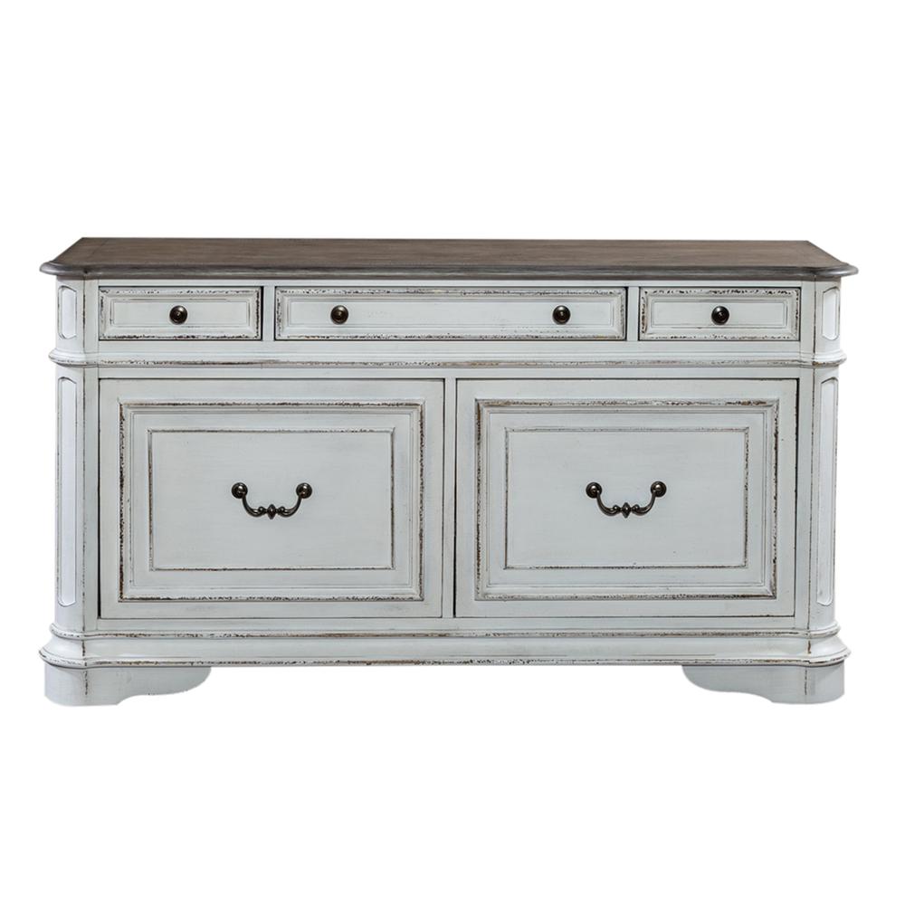Magnolia Manor Credenza in Antique White