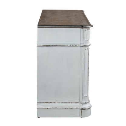 Magnolia Manor Credenza in Antique White