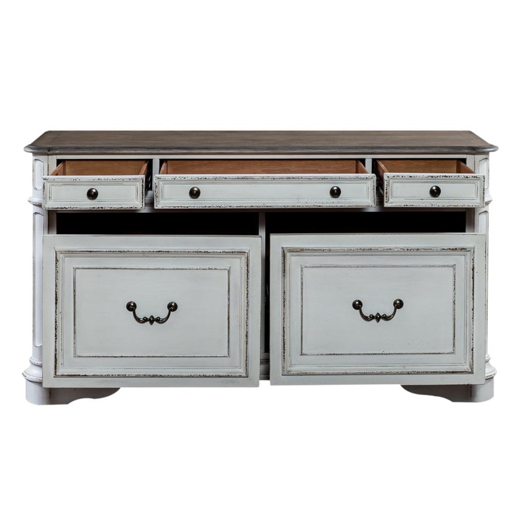 Magnolia Manor Credenza in Antique White