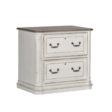 Magnolia Manor Jr Executive Media Lateral File in Antique White