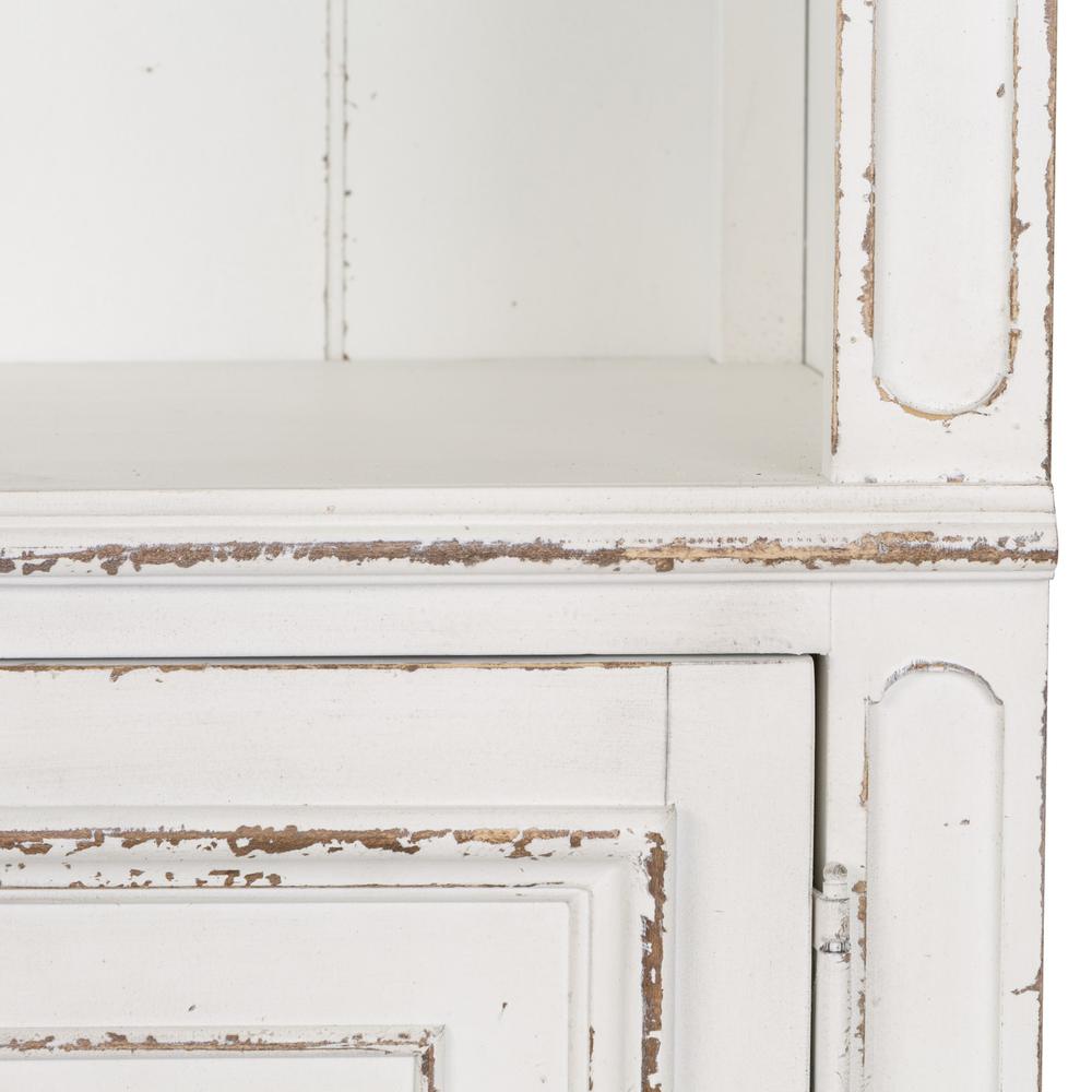 Magnolia Manor Bunching Bookcase in Antique White