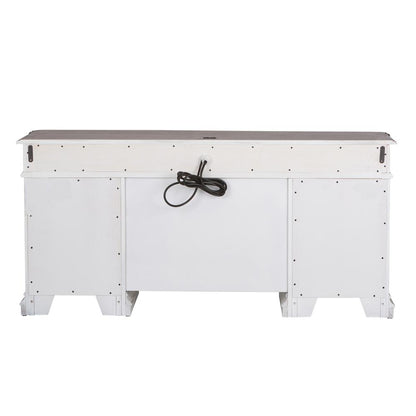 Magnolia Manor Credenza in Antique White