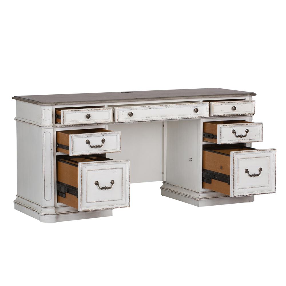 Magnolia Manor Credenza in Antique White