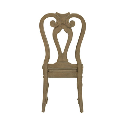 Magnolia Manor Splat Back Side Chair (RTA) - Set of 2 in Weathered Bisque