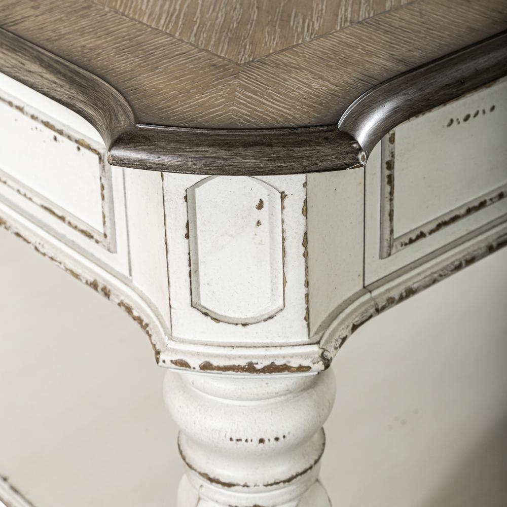 Magnolia Manor Oversized Square Cocktail Table in Antique White