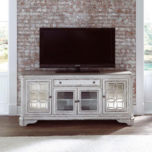 Magnolia Manor Entertainment TV Stand in Antique White