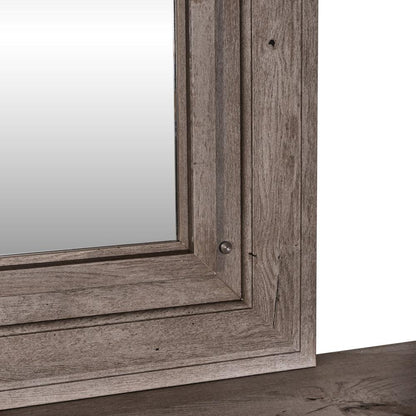 Horizons Lighted Mirror in Graystone
