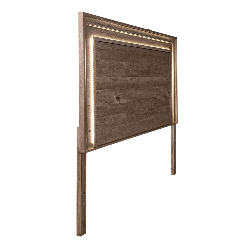 Horizons King Panel Bed in Graystone