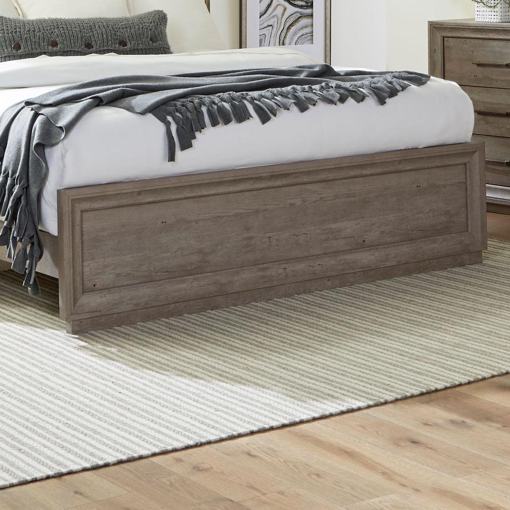 Horizons King Panel Bed in Graystone