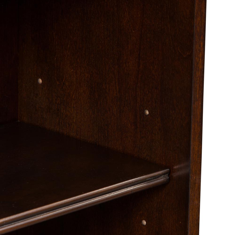Brayton Manor Jr Executive 60 Inch Bookcase (RTA) in Cognac
