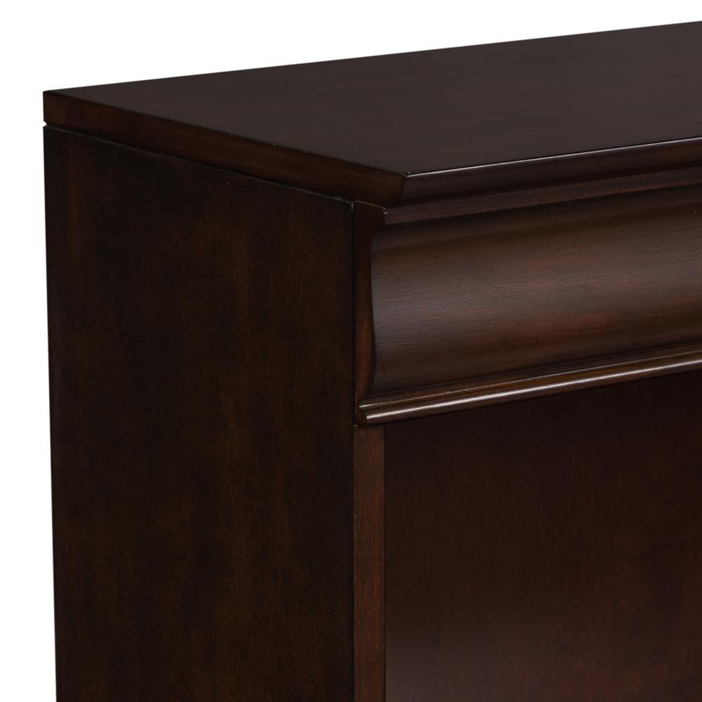 Brayton Manor Jr Executive 72 Inch Bookcase (RTA) in Cognac