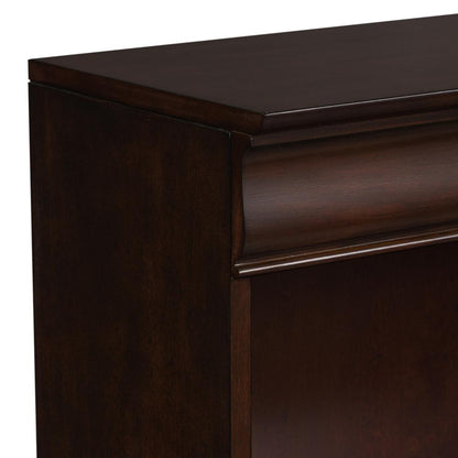 Brayton Manor Jr Executive 72 Inch Bookcase (RTA) in Cognac