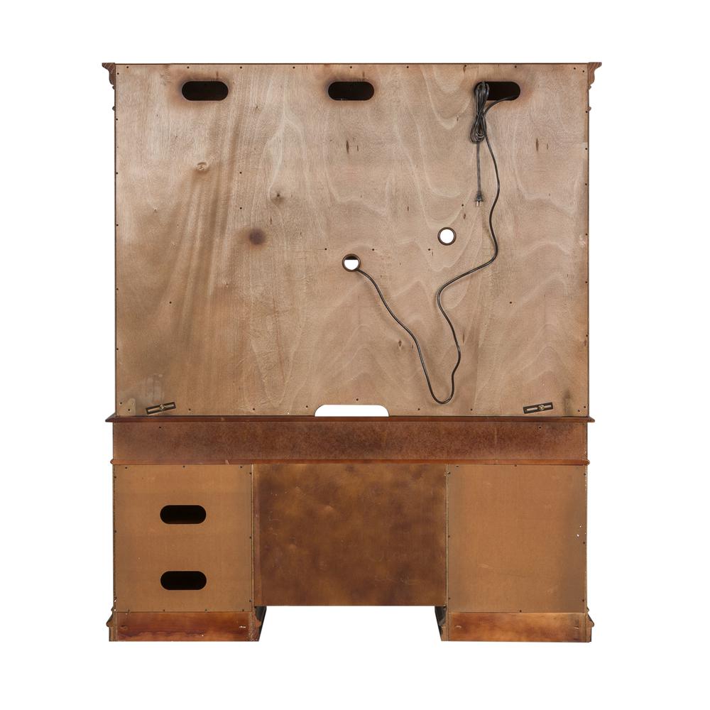 Brayton Manor Jr Executive Credenza Set in Cognac