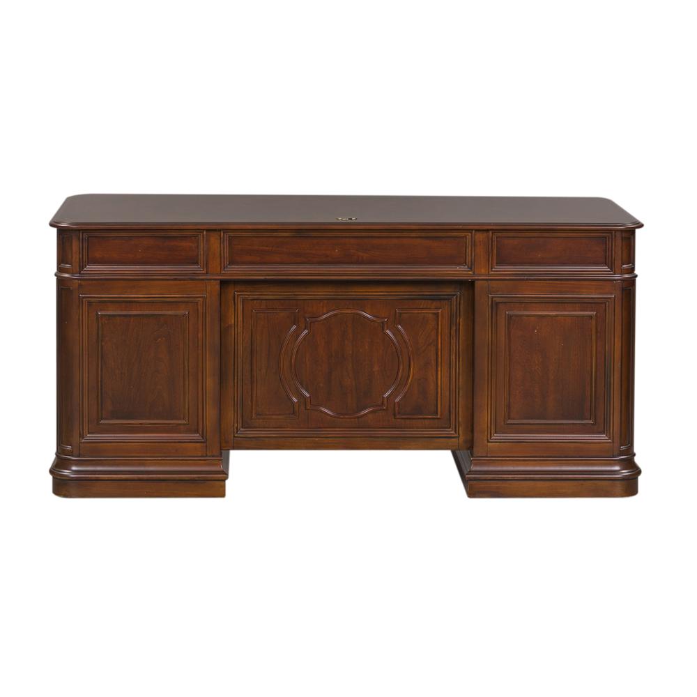 Brayton Manor Jr Executive Desk in Cognac