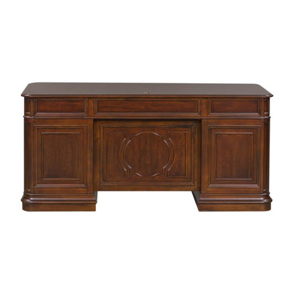 Brayton Manor Jr Executive Desk in Cognac