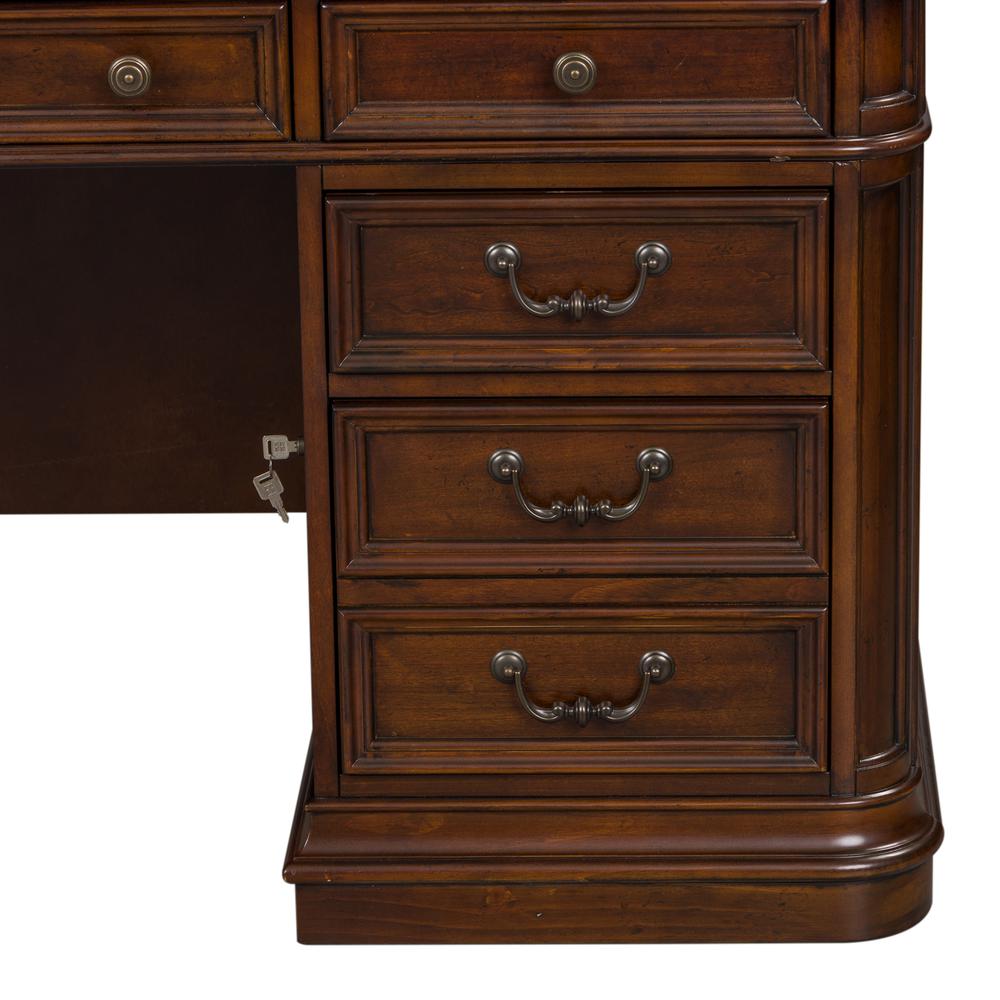 Brayton Manor Jr Executive Desk in Cognac