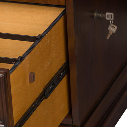 Brayton Manor Jr Executive Desk in Cognac