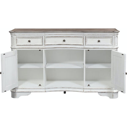 Magnolia Manor Server in Antique White