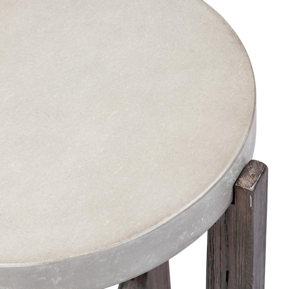 Cascade Chair Side Table in Wirebrush Rustic Brown