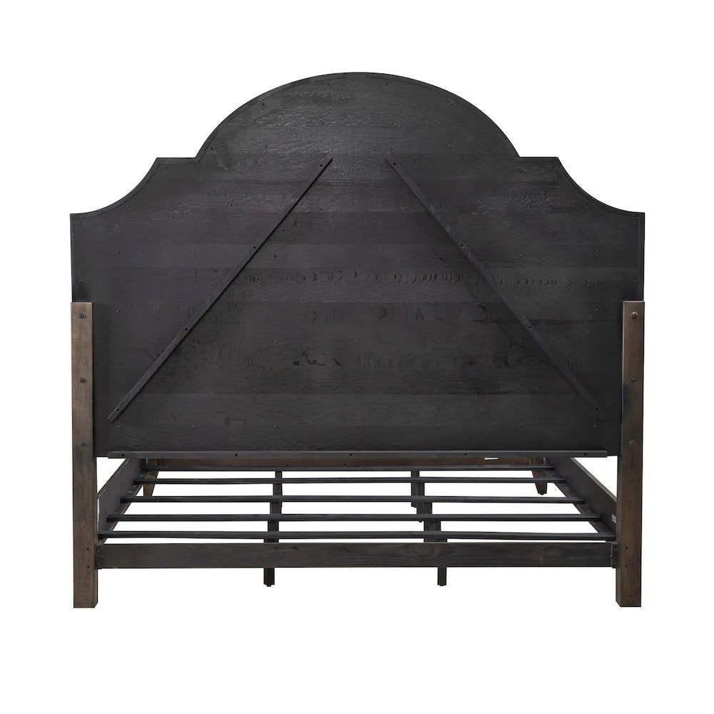Paradise Valley California King Upholstered Bed - Saddle Brown